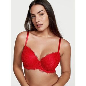✨Victoria’s Secret Red Lace Dream Angels Lined Demi Sz 38DDD Bra✨